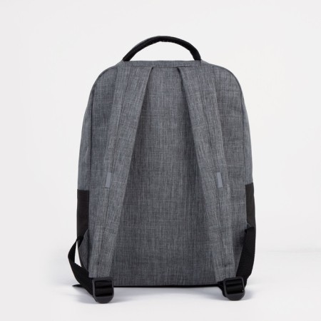 A backpack on a zipper, "saxi", a laptop department, gray color-4