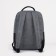 A backpack on a zipper, "saxi", a laptop department, gray color