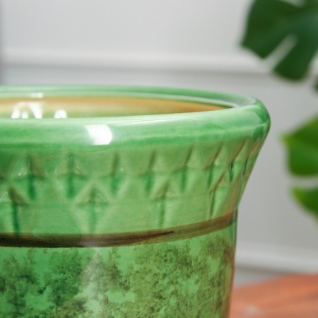 Pot Flower Crete No. 3, Green 3.7 L-2
