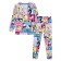 Thermal complex for girls: trousers, sweatshirt, height 140 cm