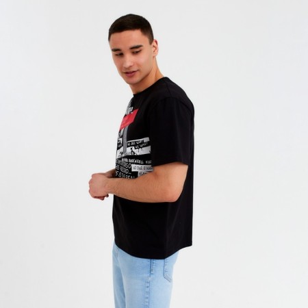 T-shirt male minku color black, rr 54-1