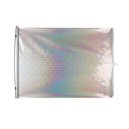 Car curtain for glass, sliding, 68 × 125 cm, chrome-2