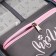 Penal 1 section 140 x 210 x 40 mm, folding pocket and cosmetic bag, fabric, calligrata top content "cat"