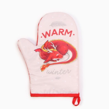 Set Gift Daula Warm Winter: mittens-mark, silicone blade-2