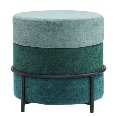Norunn Puff, 480 × 480 × 450 mm, Shenill, green color-2