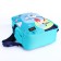 Baby backpack on lightning, 3 outer pockets, turquoise color