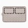 Rug for licking on suction cups with bowls 30 x 20 cm, gray