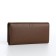 Women's wallet on a magnet, brown color