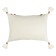 Decorative pillow with fringe and embroidery Abstract Play Ethnic, size 30x45 cm
