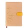 The diary is low, the PVC cover, A5 format, 140 l, cell, with a strap, beige