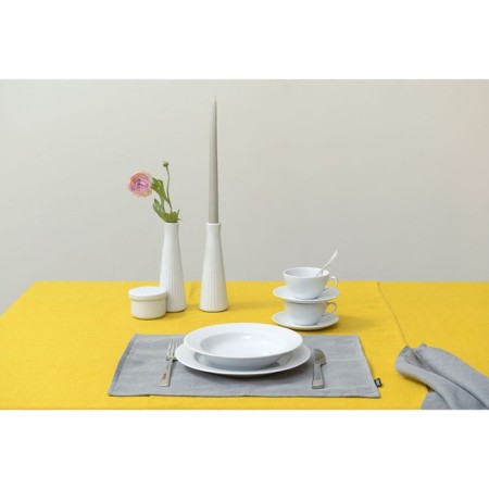 Napotle for devices made of washed linen in gray color Essential, size 35x45 cm-5