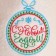 New Year. Slips with embroidery "Happy New Year"