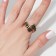 Ring with the inscription "Compose dreams", the color of gold, dimensionless