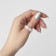 Ring Ceramics "Illusion", 6 mm, white color, 20 size