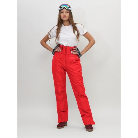 Ski -loving trousers, size 42, red color-11