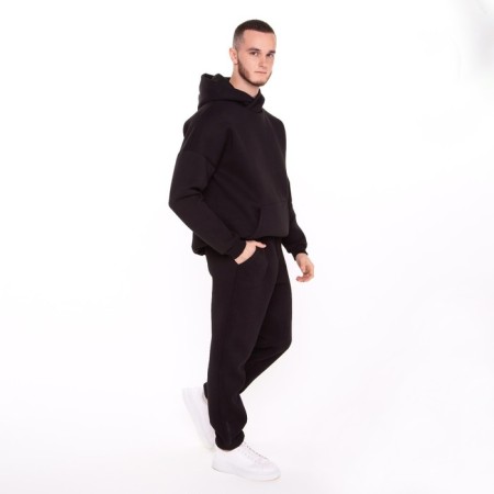 Male costume (sweatshirt/pants) I am beginning, black color, size 56-6