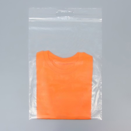 Zip Lock package with a cut handle 30 x 40 cm