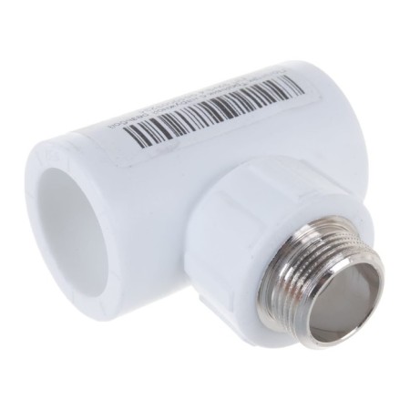 The Politekus tee, polypropylene, d = 40 mm x 1 1/4 ", external thread