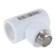 The Politekus tee, polypropylene, d = 40 mm x 1 1/4 ", external thread