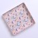 Cookie box, confectionery packaging with PVC lid, “live a dream”, 18 x 18 x 3 cm