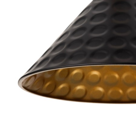 Bayerlux lamp "Cheka" E27 40W black-gold 24x24x17-117 cm-4