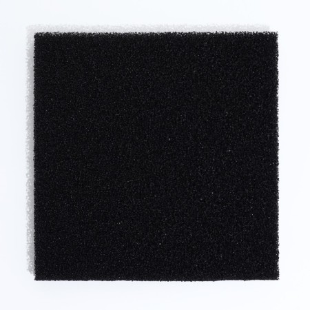 Sponge rectangular, large -porous 10 ppi, sheet 50 x 50 x 5 cm, black-2