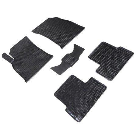 Rubber rugs ’grid’ for Opel Astra J, 2010