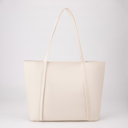 Zipper bag with lightning, white color