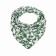 Textile scarf, green color, size 70x70