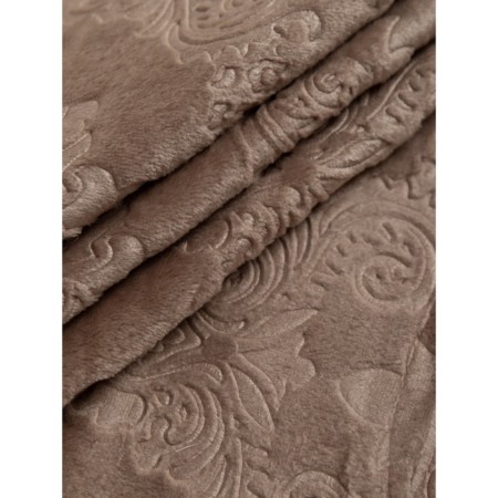 Texrepublic blanket, size 200x220 cm, brown color-3