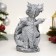 Piggy bank "Dragon" Gray stone, 12x17x22cm