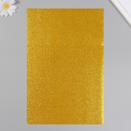 Foamiran "Golden Brill" 2 mm A4 format (set of 5 sheets)-3