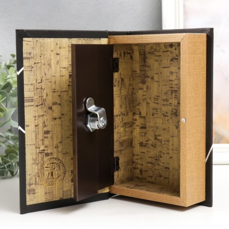 Safe Brush Tree to the leatherette "Home. Design" Black 21x13x5 cm-3