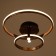 Lamp "Lux" 2xled 90W gold 66x50x19 cm Bayerlux
