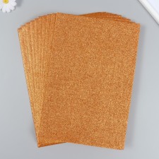 Glitter felt 20x30 cm 2 mm, orange