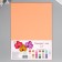 Foamiran "needlework" set of 5 sheets, 1 mm, 21x29.7 cm (peach)