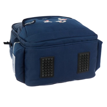 School backpack Bruno VisConti, 40 x 30 x 16 cm, ergonomic back, "raccoons, hearts"-8