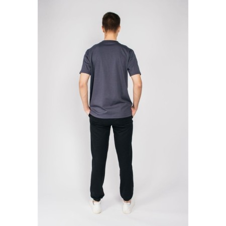 Male T-shirt, size 54, dark gray color-1