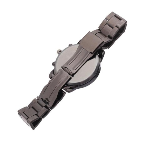 Men's wristwaters, D-3.8 cm, black watches, black watches-3