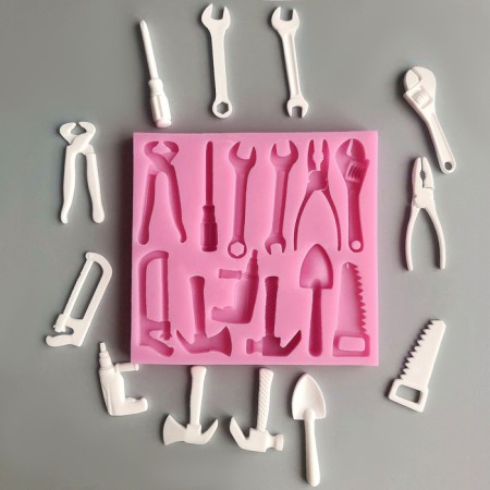 Silicone universal form “Tools”, 13.6 × 13 × 1.2 cm-1