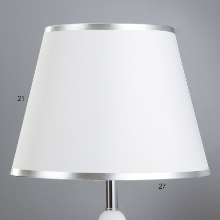 Bulbed Labor Labor "Jasmine" E27 40W Belo-chromium 28x28x45.5 cm-2