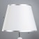 Bulbed Labor Labor "Jasmine" E27 40W Belo-chromium 28x28x45.5 cm