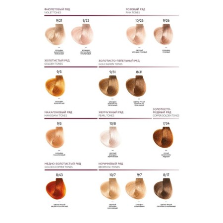 Hair dye OLLIN Professional Megapolis, non -abamic, oil, tone 3/12-5