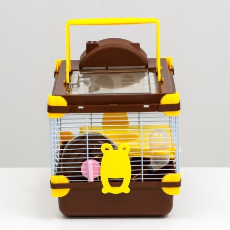 The cage for rodents "Pigzon", 31 x 24 x 30 cm, brown-2