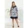 Women's dress, size 56, gray color