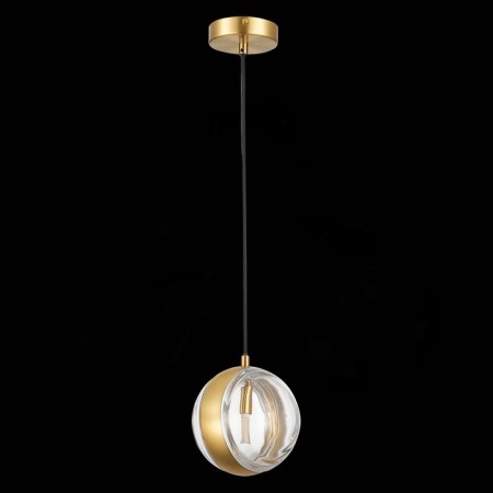 STL LUCE Sus. SL1156.303.01. Bala. 1x5 watts, G9, 15x15 cm, brass color-4