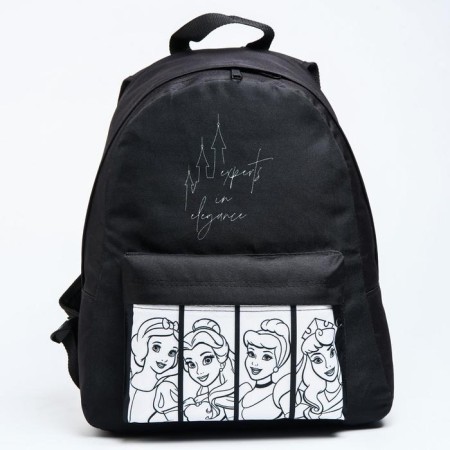 Youth backpack, lightning department, n/pocket, black, 33 cm x 13 cm x 37 cm "beauty", princesses-3