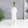 Polystone souvenir "Man - exclamation mark" White with gold 33x10x10 cm