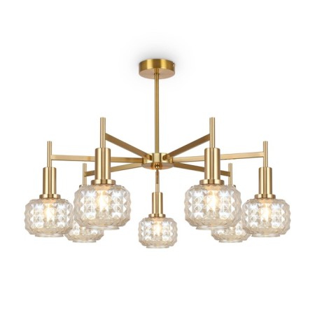 Ceiling lamp FREAA FR5366CL-07BS Fero, 800x800x550 mm, E14, 7x40W, brass color