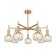 Ceiling lamp FREAA FR5366CL-07BS Fero, 800x800x550 mm, E14, 7x40W, brass color